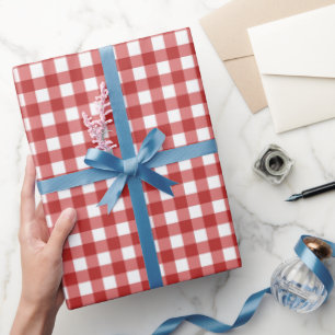 Christmas Plaid Pattern Wrapping Paper