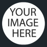 Christmas Plaid ~ Personalised Classic Round Sticker<br><div class="desc">The perfect Christmas Plaid in red,  green and white tartan on a ---- that can be personalised with a name,  monogrammed,  family name,  or just Merry Christmas,  HO HO HO,  Happy Holidays and Fa La La</div>