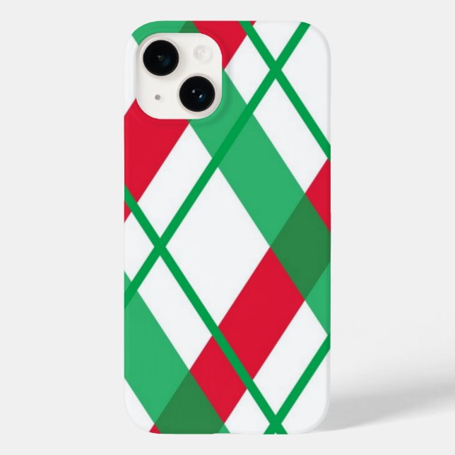 Christmas Plaid Phone Case (Back)