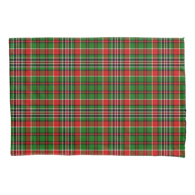 Christmas Plaid Pillowcase (Front)