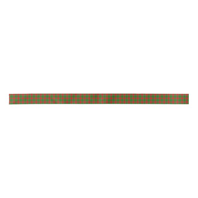 Christmas plaid  satin ribbon (Front)