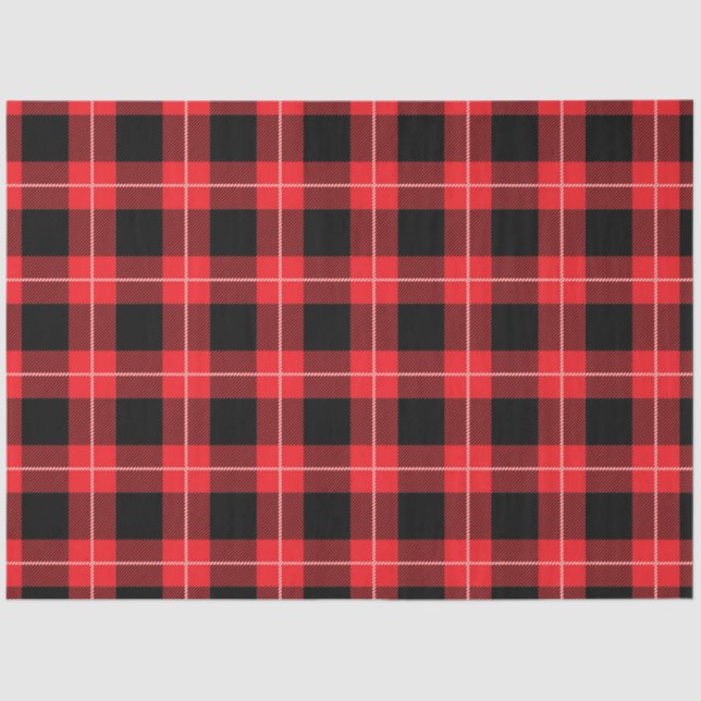 Christmas Plaid Series Design 21 Tissue Paper (Front)