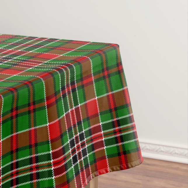 Christmas Plaid Tablecloth (In Situ)