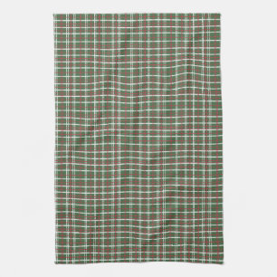 Christmas plaid tea towel