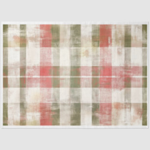 Christmas Plaid Tissue Paper