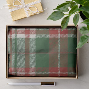 Christmas Plaid Tissue Paper