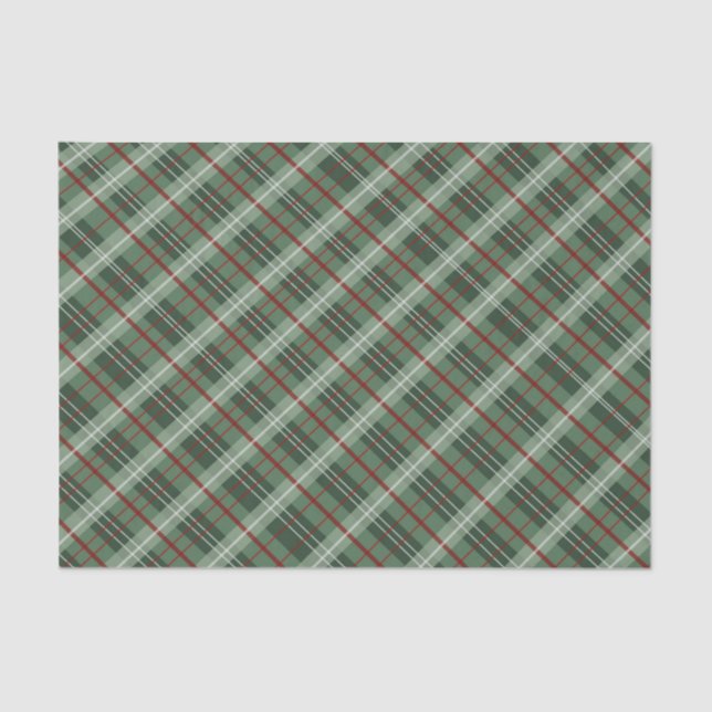 Christmas Plaid Tissue Paper (Front)