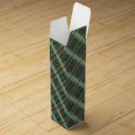 Christmas Plaid Wine Box<br><div class="desc">Christmas Plaid wine box</div>