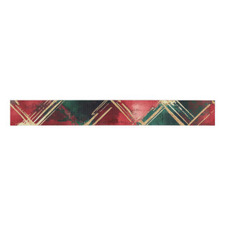 Christmas Plaid wrapping paper Grosgrain Ribbon