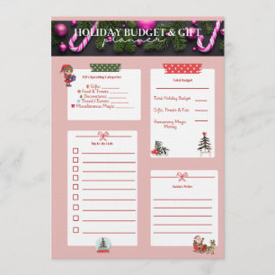 Christmas Planner PDF – Printable Holiday Planner Invitation