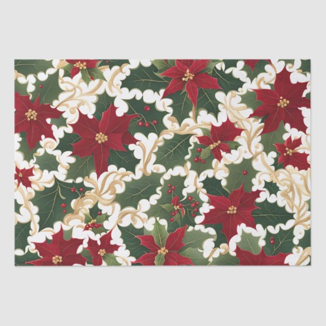 christmas plants galore tissue paper (Front)