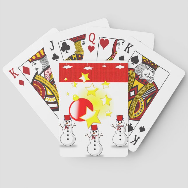 Christmas Playing Card Deck (Back)