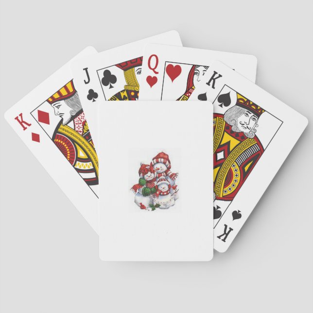 Christmas Playing Card Deck (Back)
