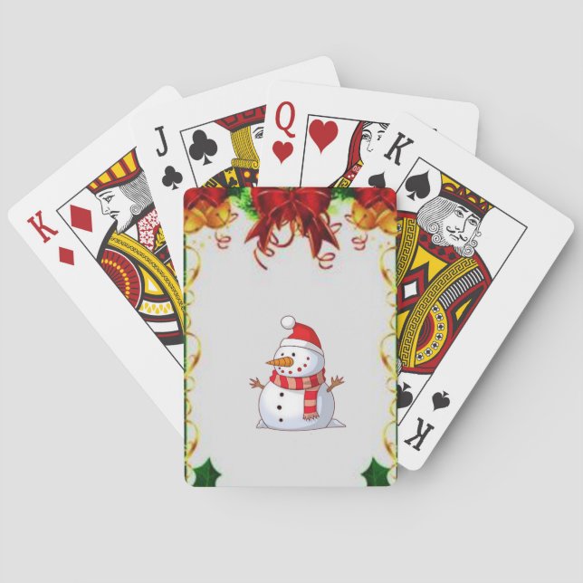 Christmas Playing Card Deck (Back)