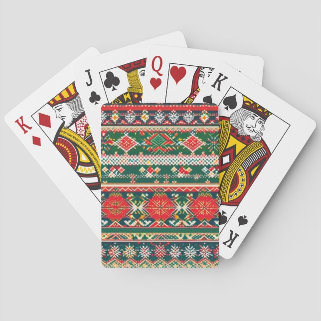 Christmas Playing Cards (Back)