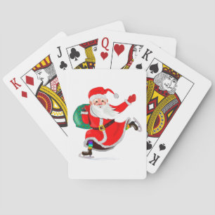 Christmas Playing Cards Gift Santa with Gifts Fun