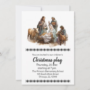 Christmas Plays Invitation