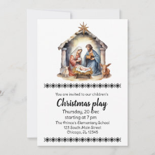 Christmas Plays Invitation
