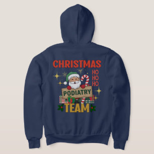 Christmas Podiatry Team - Festive Foot Care Profes Hoodie