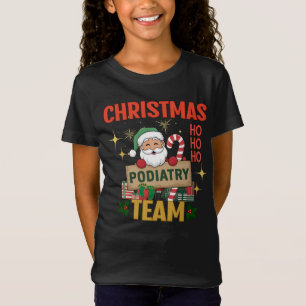 Christmas Podiatry Team - Festive Foot Care Profes T-Shirt