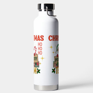 Christmas Podiatry Team - Festive Foot Care Profes Water Bottle