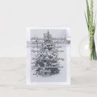 Christmas Poem Card