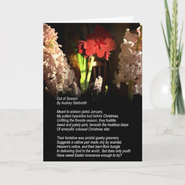 Christmas Poem Card (Front)