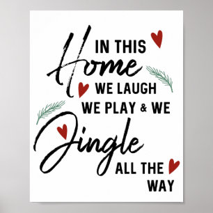 Christmas Poem // Christmas Decor Poster