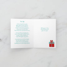 Christmas Poetry Card