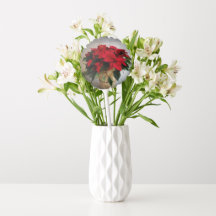 Christmas Poinsettia Balloon