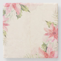 Christmas Poinsettia Coaster