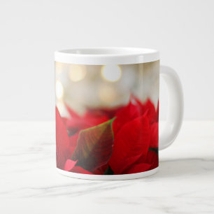 Christmas Poinsettia Large Coffee Mug