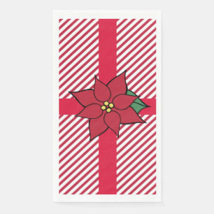 Christmas Poinsettia Napkins
