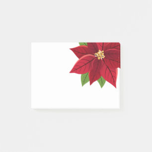 Christmas Poinsettia  Post-it Notes