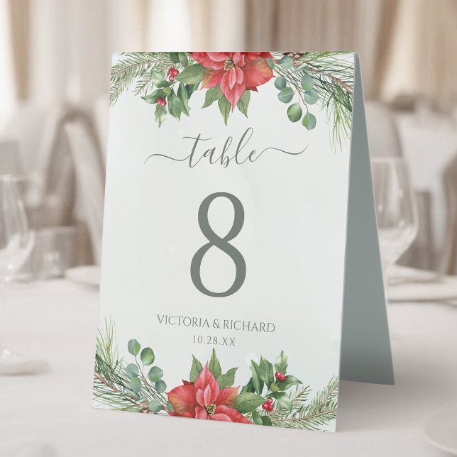 Christmas Poinsettia Winter Greenery Wedding (Creator Uploaded)