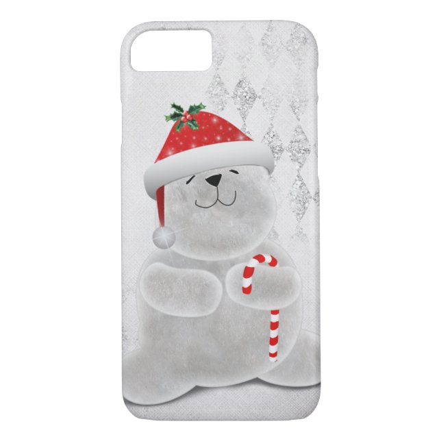 Christmas Polar Bear Case-Mate iPhone Case (Back)