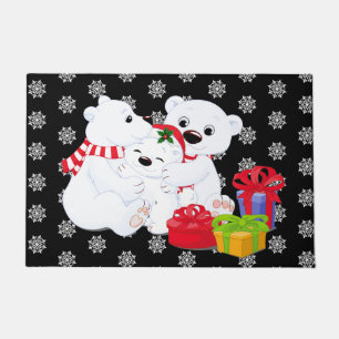 Christmas Polar Bear Doormat