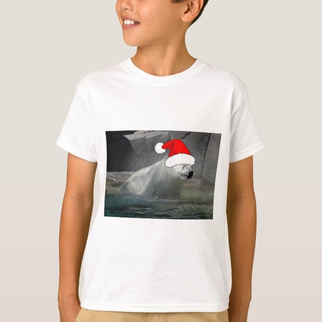 Christmas Polar Bears T-Shirt (Front)