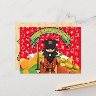 Christmas Police Greeting Card | Funny Nutcracker