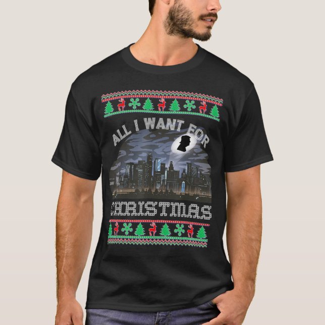 Christmas Political Humour Xmas Saying Pro Trump A T-Shirt (Front)