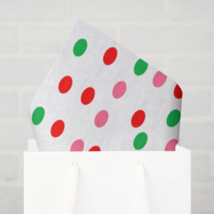 Christmas Polka Dots Tissue Paper