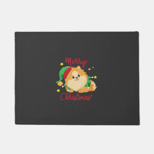 Christmas Pomeranian Merry Xmas Essential T-Shirt Doormat