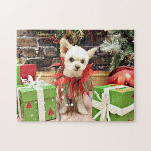 Christmas - Pomeranian X - Daisy Jigsaw Puzzle