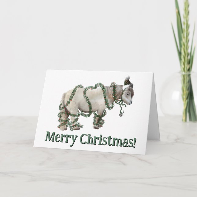 Christmas pony card (Front)