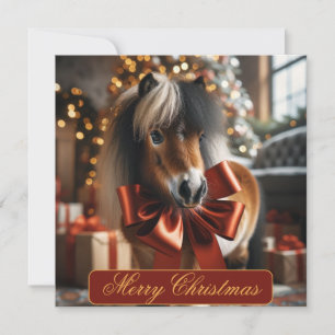 Christmas Pony  Holiday Card