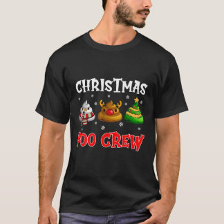 Christmas Poo-Crew Funny Christmas Poop T-Shirt