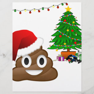 christmas poo emoji