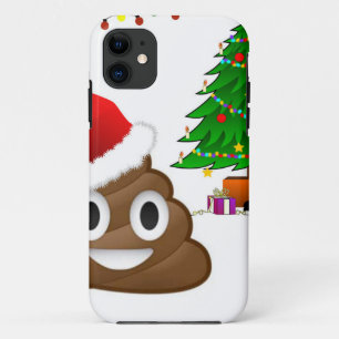 christmas poo emoji iPhone 11 case