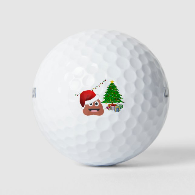 christmas poo golf balls (Front)