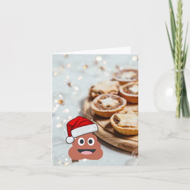 Christmas poo holiday card (Front)